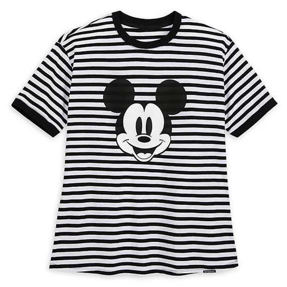 Disney Parks Mickey Striped Shirt 